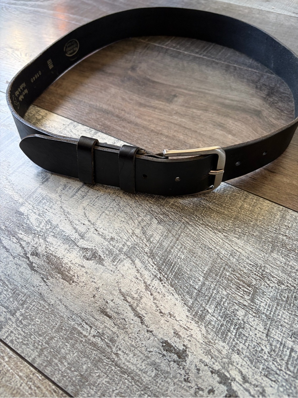 Italian Genuine Leather Black Belt 105/120 Made in Italy